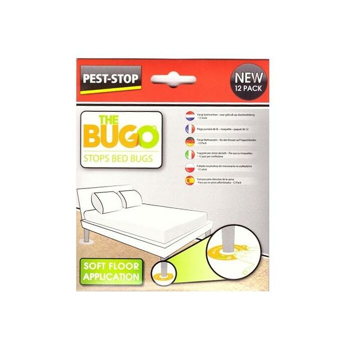 Pest-Stop BUGO ágyi poloska csapda puha textil felületre 12db/cs