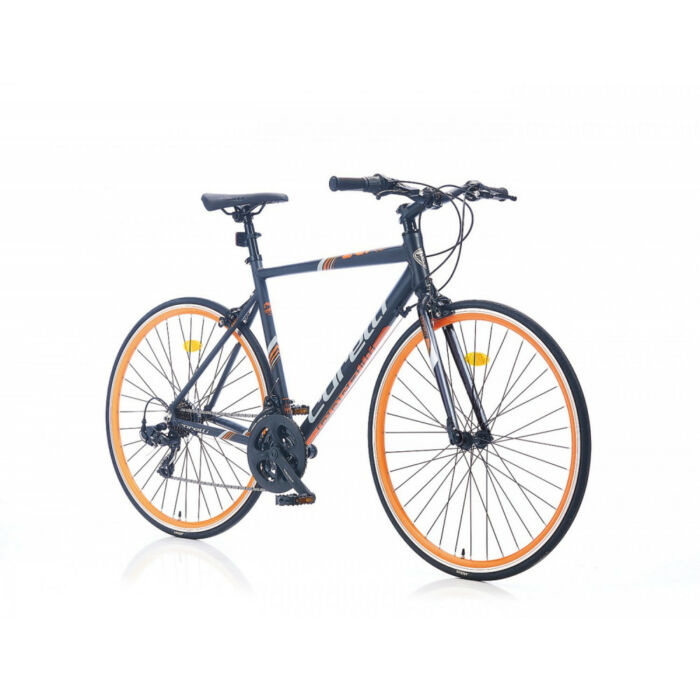Corelli Fitbike Zero könnyűvázas fitness kerékpár 48 cm Grafit-Narancs