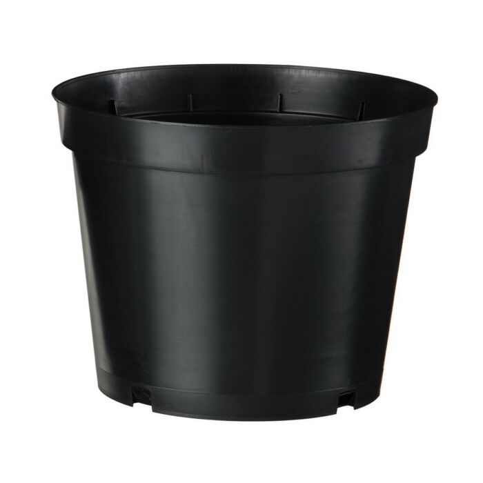 Nature Polipropilén virágcserép, 5 db,2 l, 13,1 x D16,5 cm, fekete