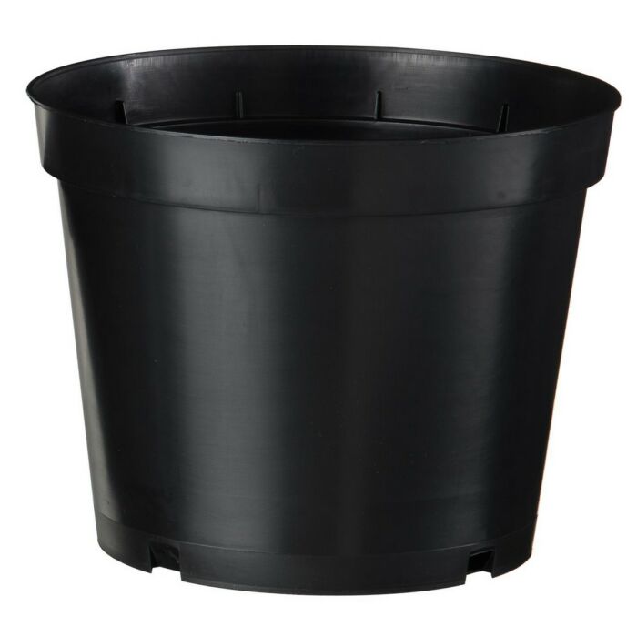 Nature Polipropilén virágcserép, 1 db, 7,5 l, 21 x D26 cm, fekete