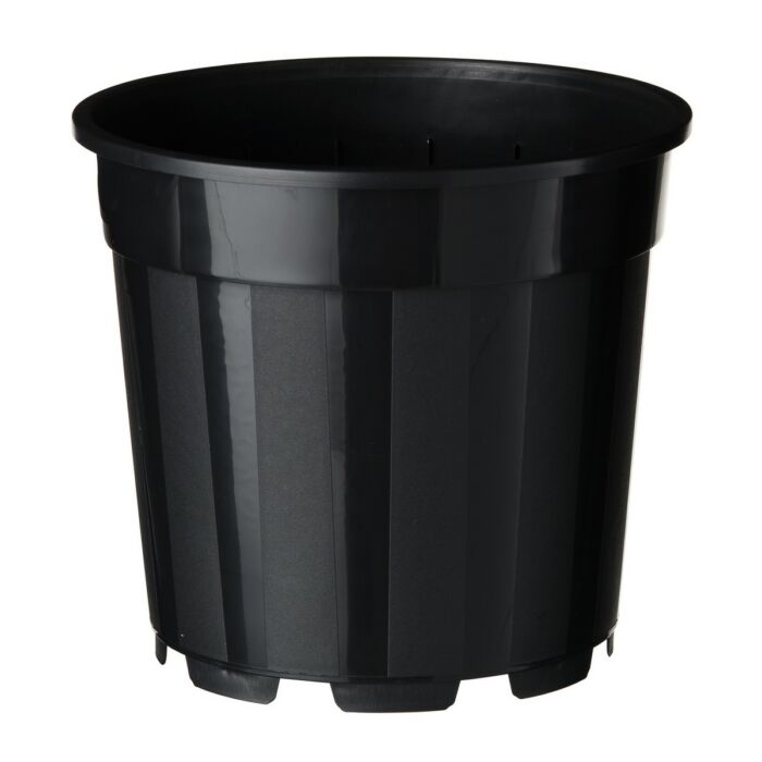 Nature Polipropilén beltéri virágcserép, 3 db, 3,1 l, 17,1 x D19 cm, fekete