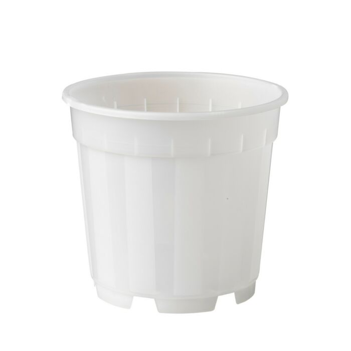 Nature Áttetsző műanyag virágcserép, D12 cm,  áttetsző