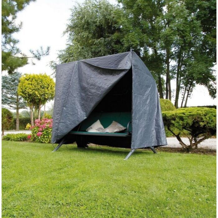 Nature Kerti hintaszék takaró, 170 x 255 x 143 cm, grafitszürke