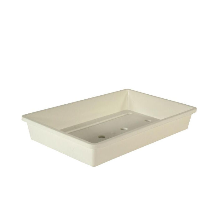 Nature csíráztató tálca tető nélkül, fehér, 6x37,5x24cm