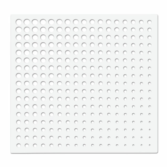 Nortene Moon Panel dekoratív panel fehér, kör mintázattal 1x1 m