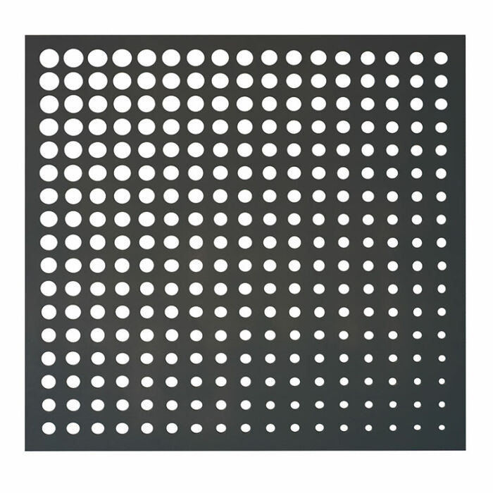 Nortene Moon Panel dekoratív panel antracit, kör mintázattal 1x1 m