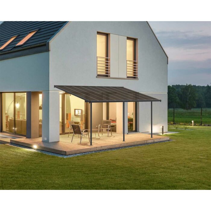 Palram Capri 5400 szürke 3 x 5,46 pergolák