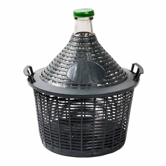 Üvegballon műanyag borítással 10  l