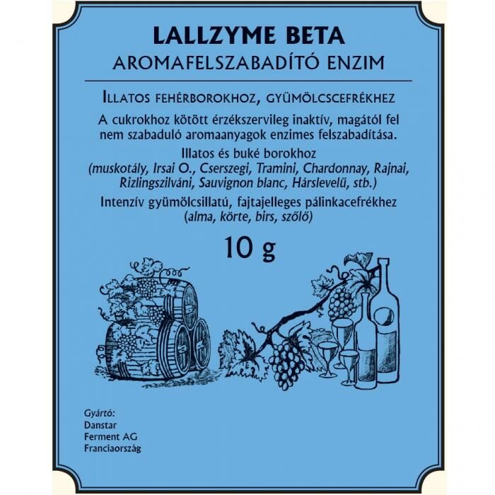 Aromafelszabadító enzim illatos szőlő és gyümölcscefrék kezeléséhez 10 g 10 db/gyűjtő