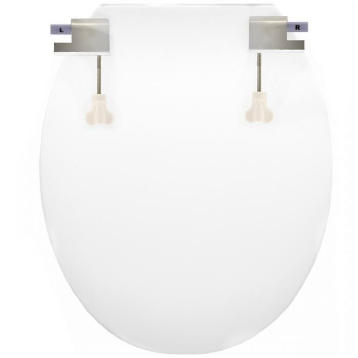 Fehér Duroplast lecsapodásgátlós wc tető