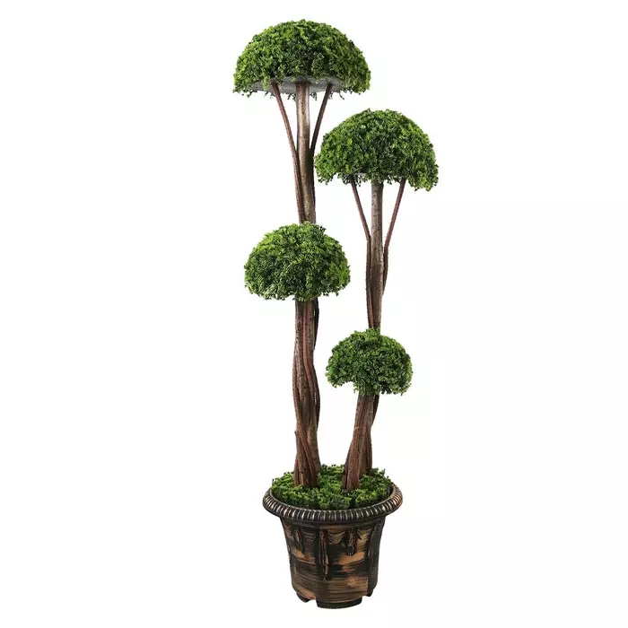 Pom-Pom gömb buxus, műnövény 120 X 40 cm