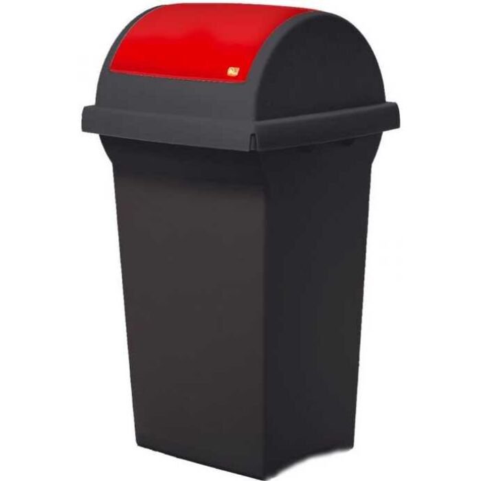 Piros 50 Literes szelektív kuka 