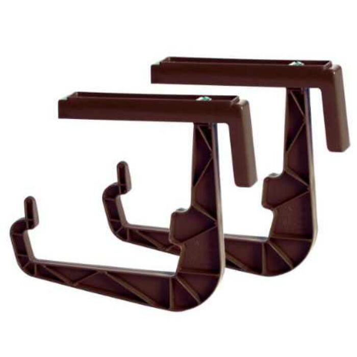 Prosperplast balkonláda tartó Hangplast, 200/250x190 mm, sötétbarna