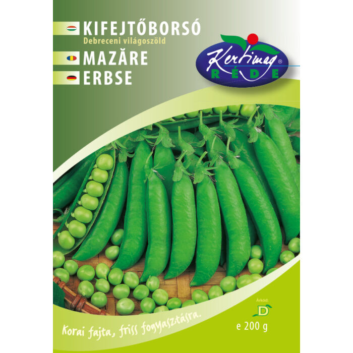 Rédei Kertimag Debreceni Világoszöld kifejtőborsó vetőmag 500g