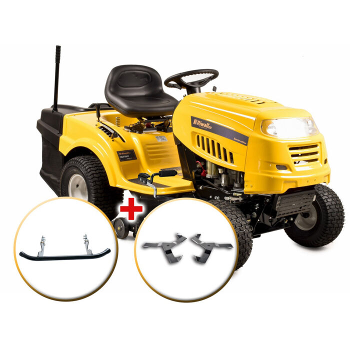 Riwall PRO RLT 92 H POWER KIT fűnyíró traktor 92 cm, fűgyűjtővel és hidrosztatikus váltóval