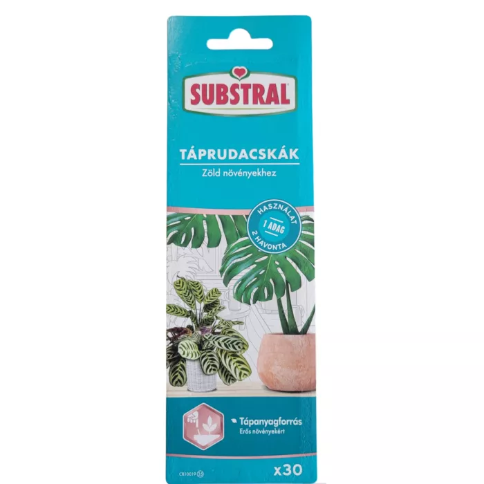 SUBSTRAL® Zöld táprudacskák 30 db