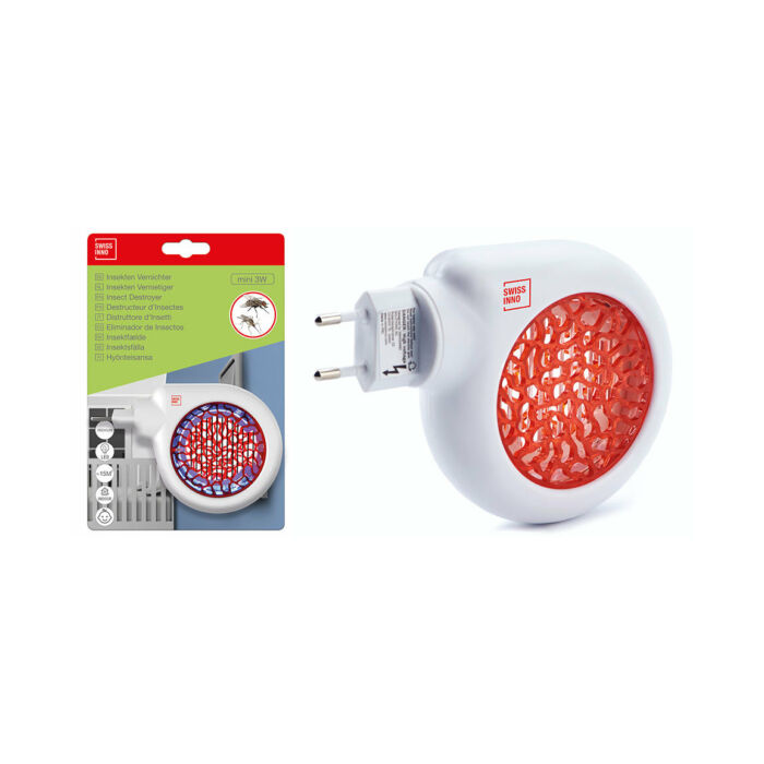 Swissinno Mini UV szúnyog-légy csapda, hálózati, 3 watt LED