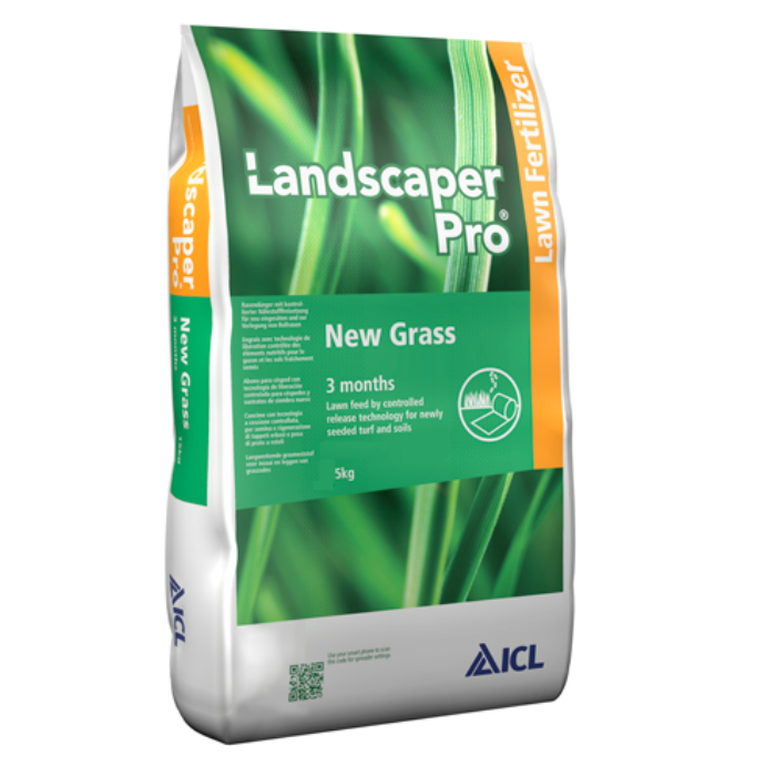 Landscaper Pro New Grass gyeptelepítéshez starter műtrágya,  20-20-8, 2-3 hó, 15 kg