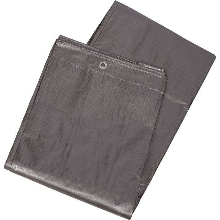 Professzionális, vízálló ezüst színű takaróponyva 120 g  3 x 5 méteres