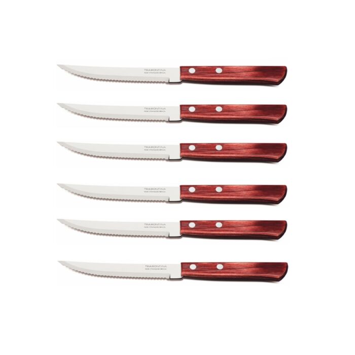 Tramontina steak/pizzakés (6 db)