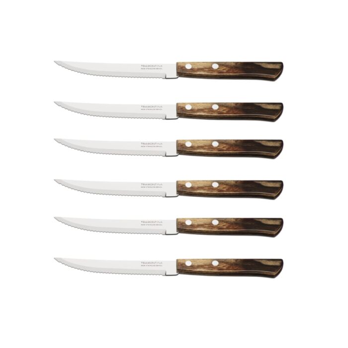 Tramontina steak/pizzakés (6 db)