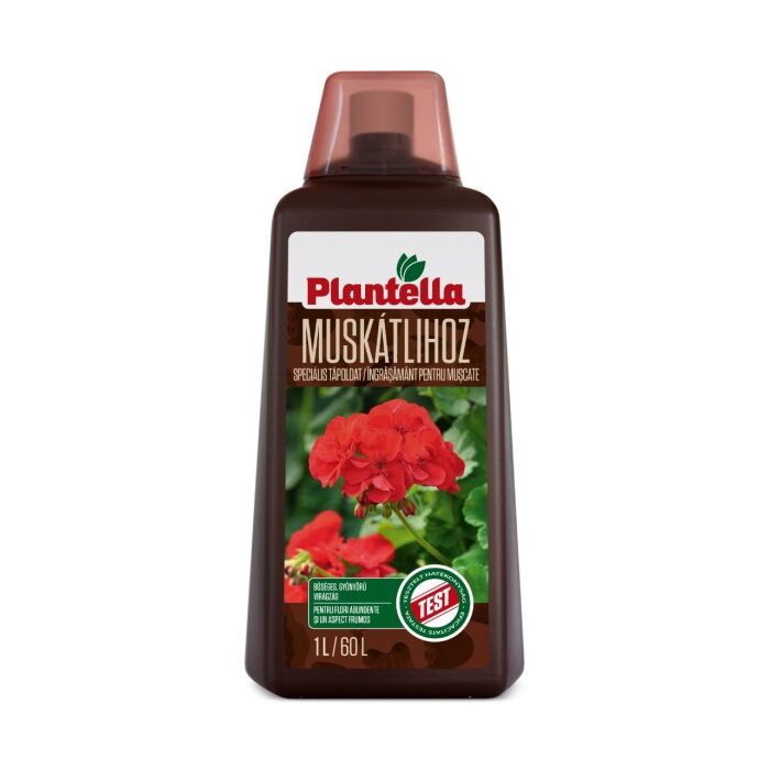 Plantella Speciális tápoldat muskátlikhoz 1l