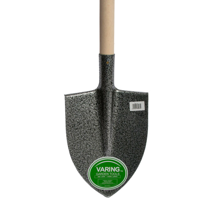 Varing ásó, acél fej, keményfa nyél, 305x215mm, 120cm