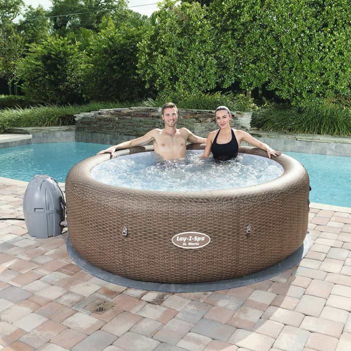 Lay-Z-Spa ST MORITZ Airjet felfújható masszázsmedence 216 x 71 cm