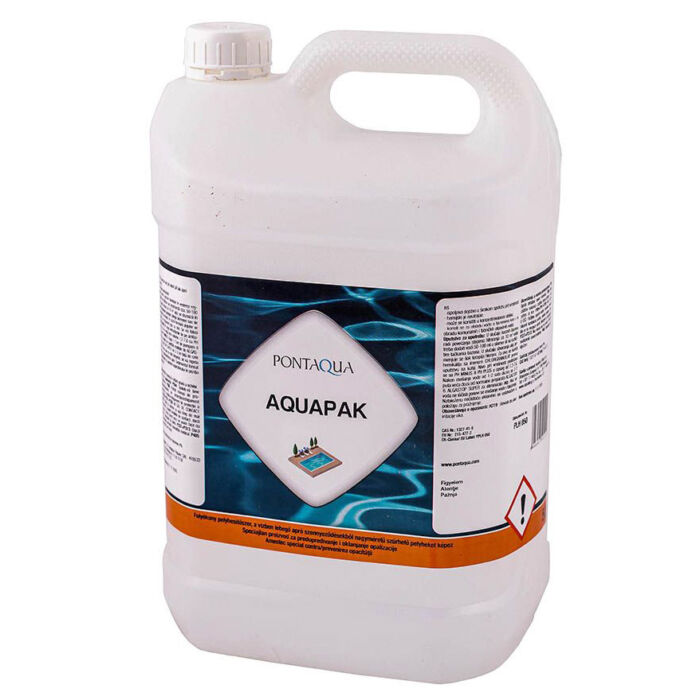 Pelyhesitő medence vegyszer (folyékony) Pontaqua Aquapak 5L