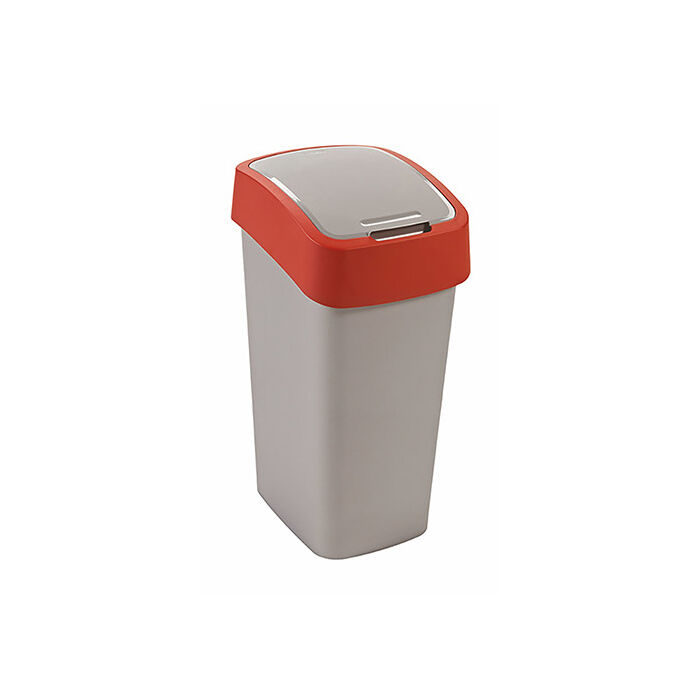 Curver Pacific billenőfedeles szemetes, piros, 10L