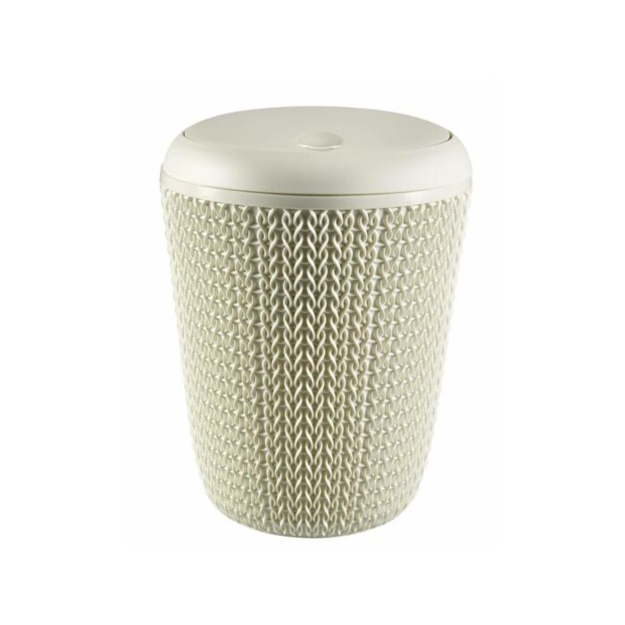 Curver Knit fürdőszaobai szemetes, krém, 6l