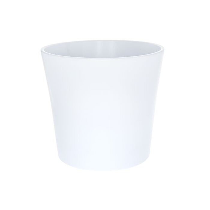 Fehér kerámia Calypso kaspó, 30 cm