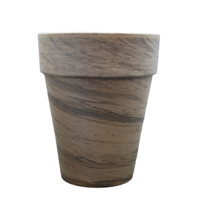 Szürke agyag virágcserép XL, 38 cm