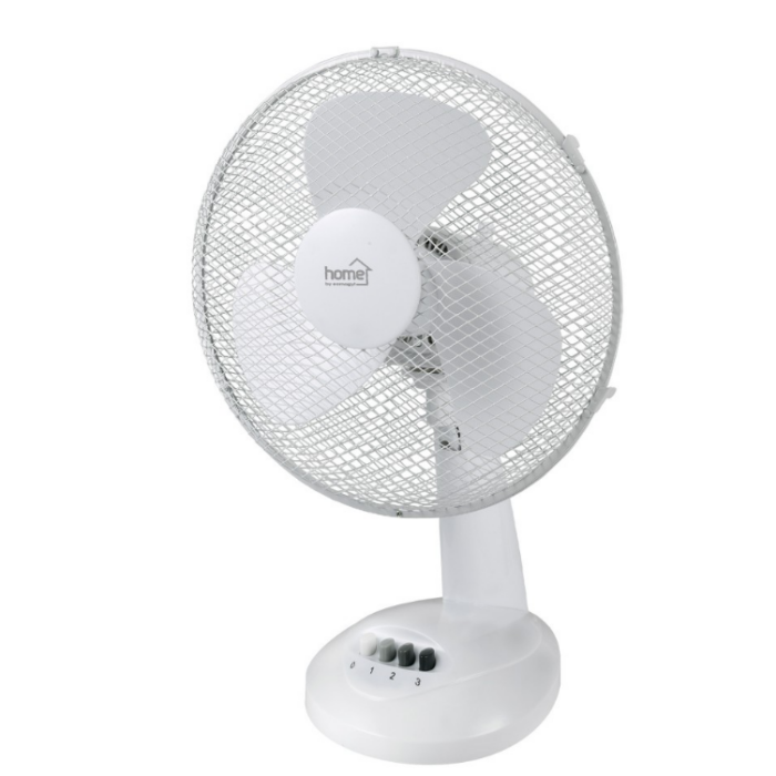 Asztali ventilátor, 30 cm, 40 W, fehér