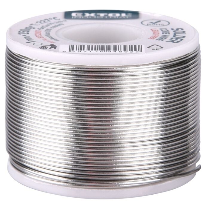 Extol forrasztó ón műszerész forrasztáshoz, 250g, 1mm