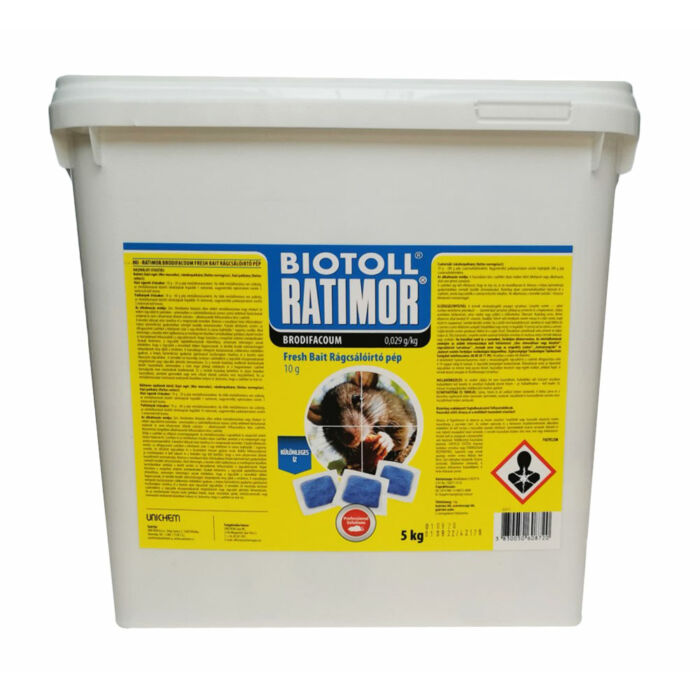 Biotoll Ratimor - rágcsáló irtó pép 5kg 