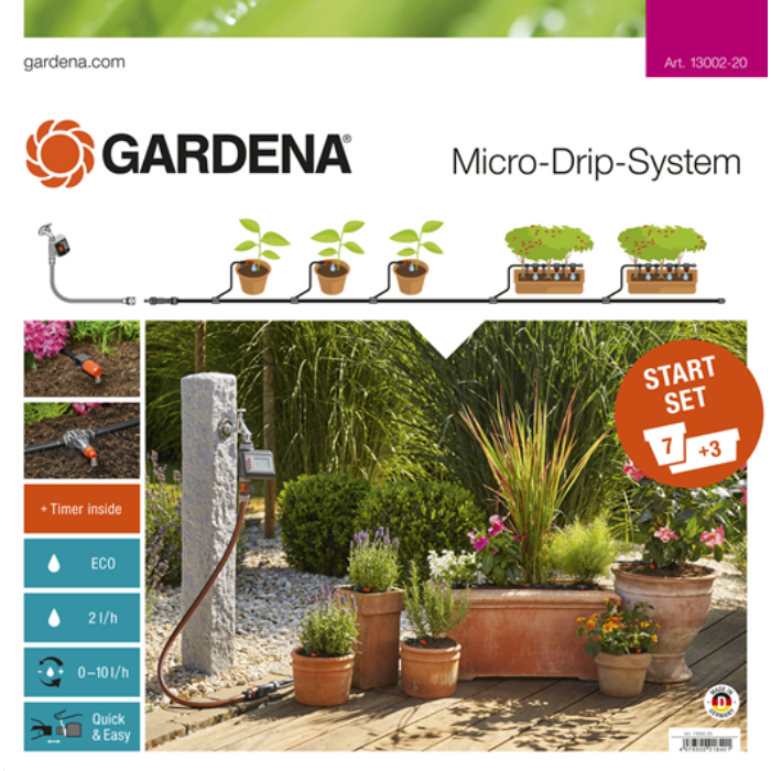 GARDENA Indulókészlet cserepes növényekhez M automatic