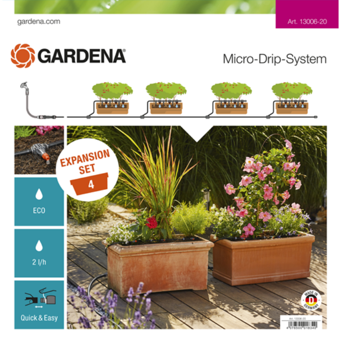 GARDENA Bővítő készlet cserepes növényekhez