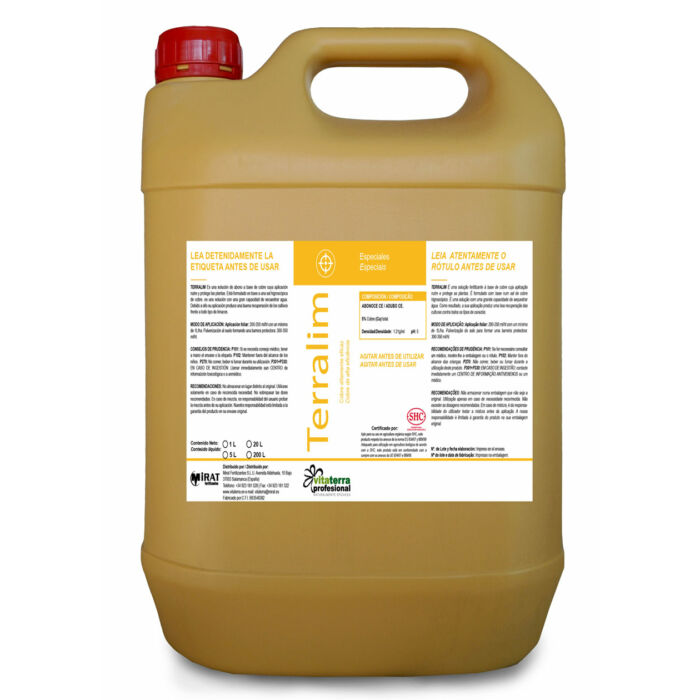 Vitaterra Terralim EK műtrágya mikroelem trágya csigák ellen, 20  liter