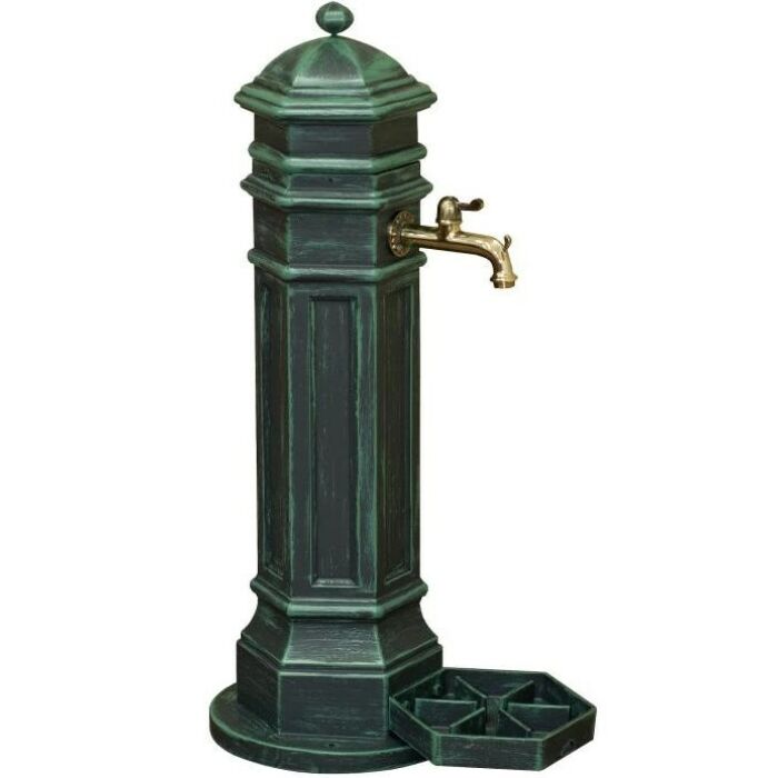 PISA állókút Antikolt zöld