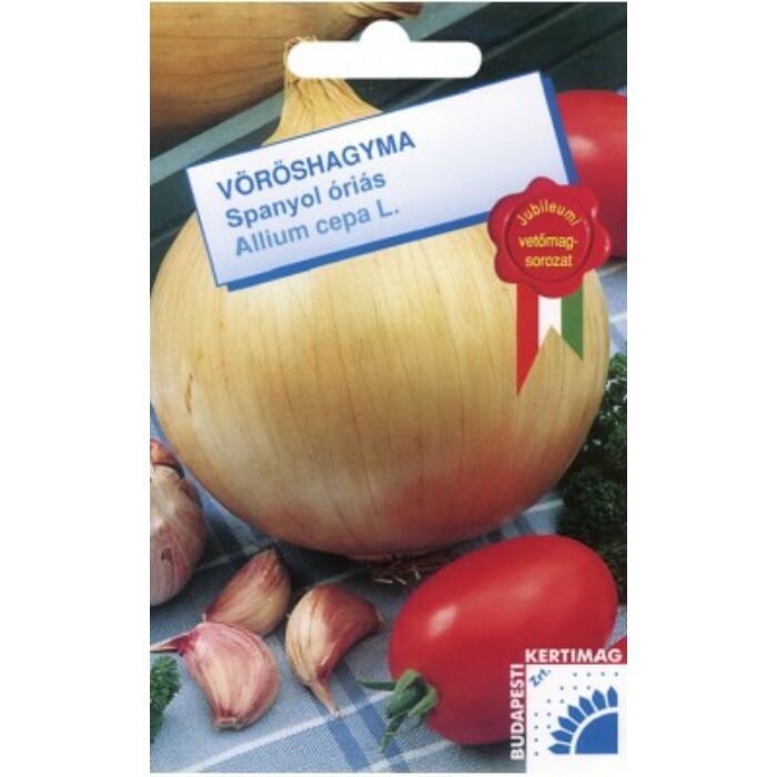 Budapesti Kertimag Vöröshagyma Spanyol óriás vetőmag  2 g