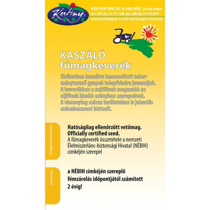 Rédei Kertimag Kaszáló Keverék fűmag 20kg