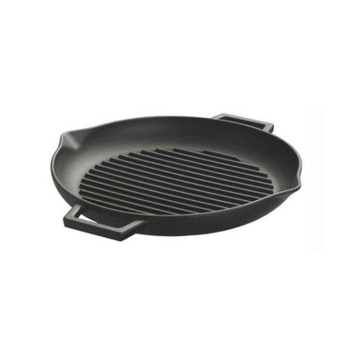 Perfect Home Öntöttvas grill lap kerek csőrös 15502