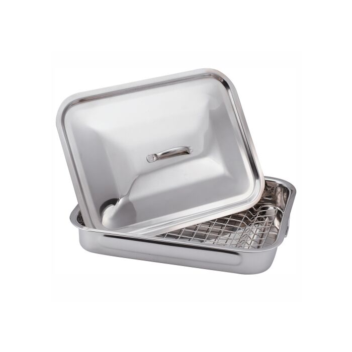 Perfect Home - Fedős tepsi grillráccsal 37 x 27,5 cm