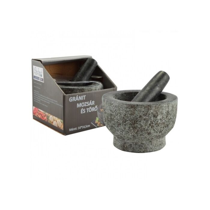 Perfect Home - Mozsár + törő gránit  15cm