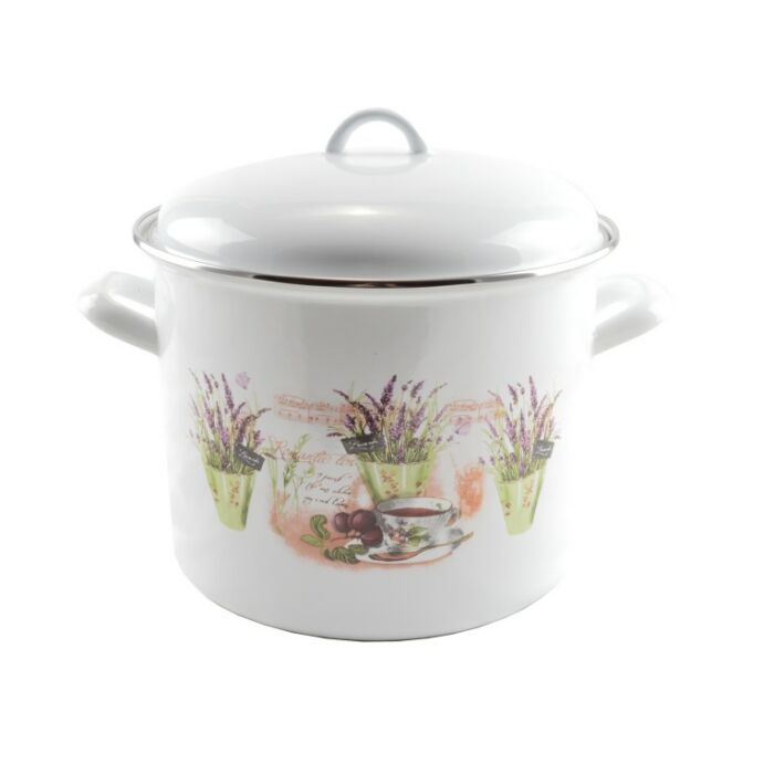 Perfect Home - Zománc fazék fedővel 8,6L 24 cm