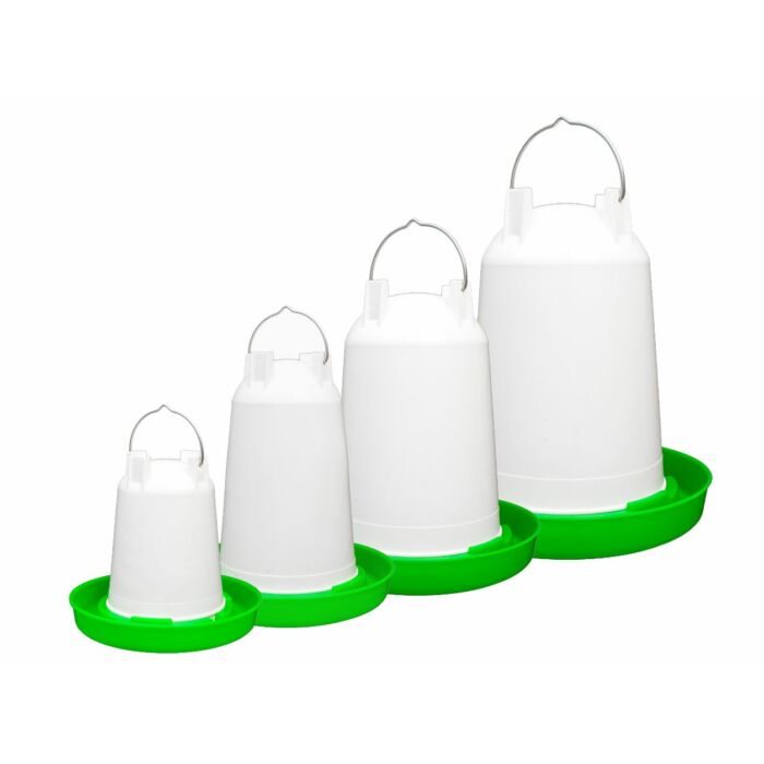 Baromfi itató - 3L - fehér/piros