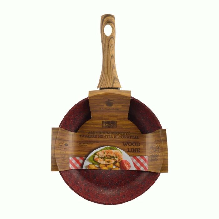 Perfect Home 13078 Wood line serpenyő tapadásmentes bevonattal 24 cm
