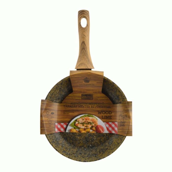 Perfect Home 13079 Wood line serpenyő tapadásmentes bevonattal 26 cm