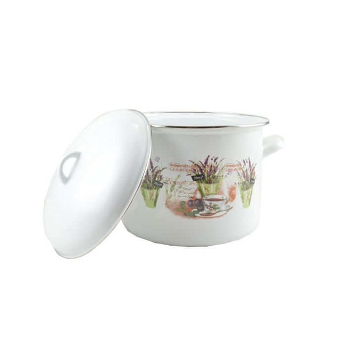 Perfect Home - Zománc fazék 26 cm fedővel 10,4 L